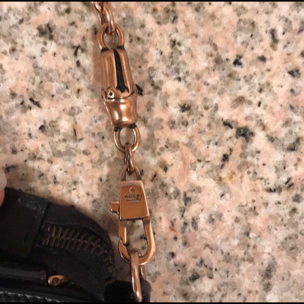 Traded Ophidia style Gucci Bag with bamboo chains - Picture 6 of 8